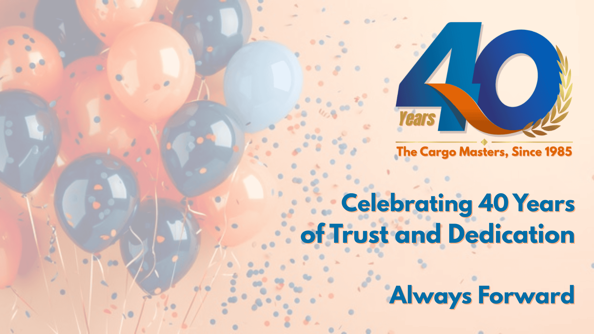 Cargomaster 40 years anniversary
