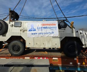 UN Bushmaster Vehicle Shipment — Complex Project Delivered